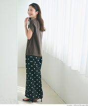 Folded French Sleeve LOGO T-Shirt Short Sleeve Top Parent-Child Outfit