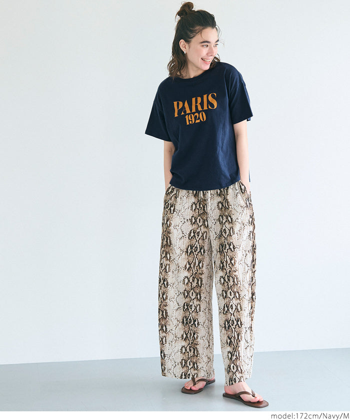 Summer English Logo Short Sleeve T-Shirt