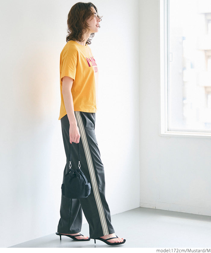 Summer English Logo Short Sleeve T-Shirt