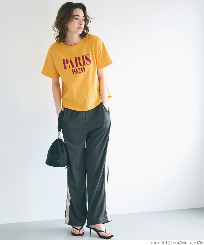 Summer English Logo Short Sleeve T-Shirt