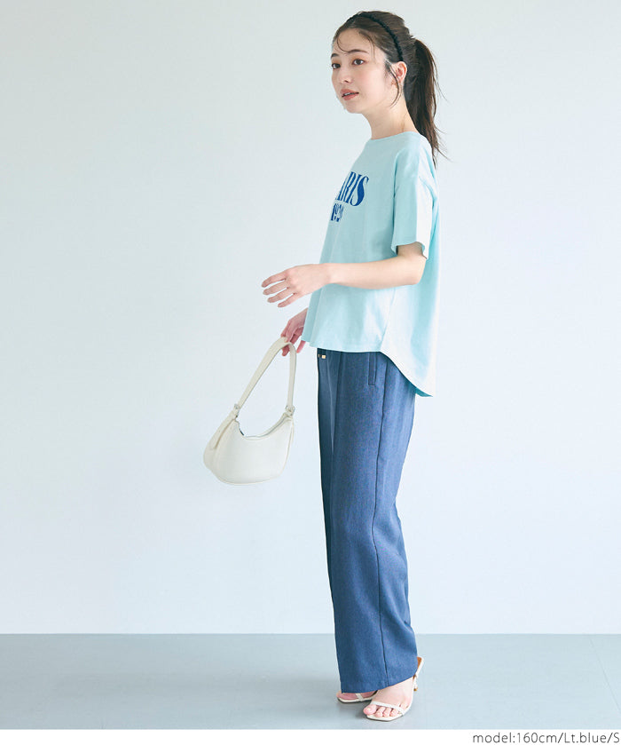 Summer English Logo Short Sleeve T-Shirt