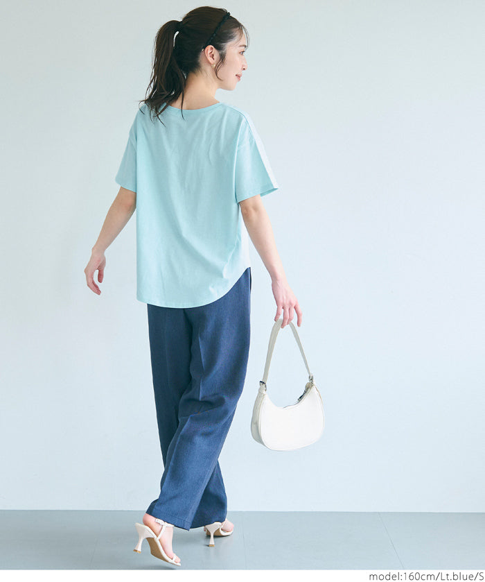 Summer English Logo Short Sleeve T-Shirt