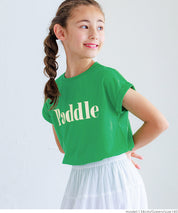 Children's Clothing French Sleeve Logo T-Shirt Short Sleeve Top Parent-Child Outfit