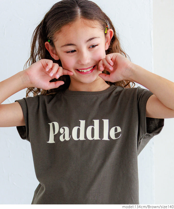 Children's Clothing French Sleeve Logo T-Shirt Short Sleeve Top Parent-Child Outfit