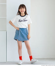 Children's clothing, various LOGO regular-fit short-sleeved T-shirts, parent-child wear