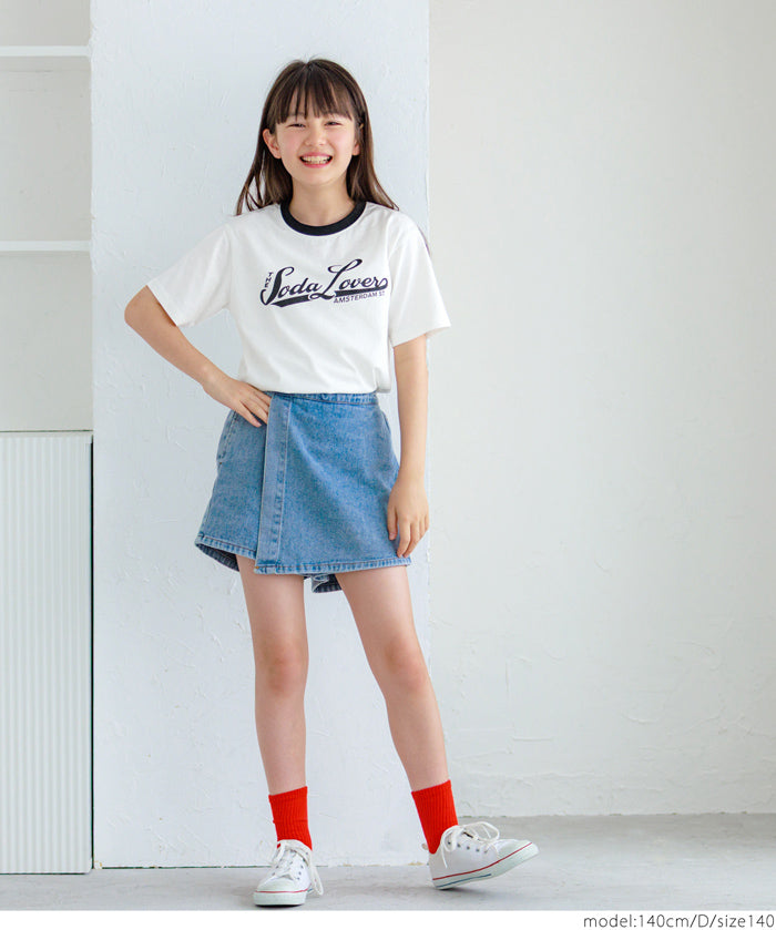 Children's clothing, various LOGO regular-fit short-sleeved T-shirts, parent-child wear