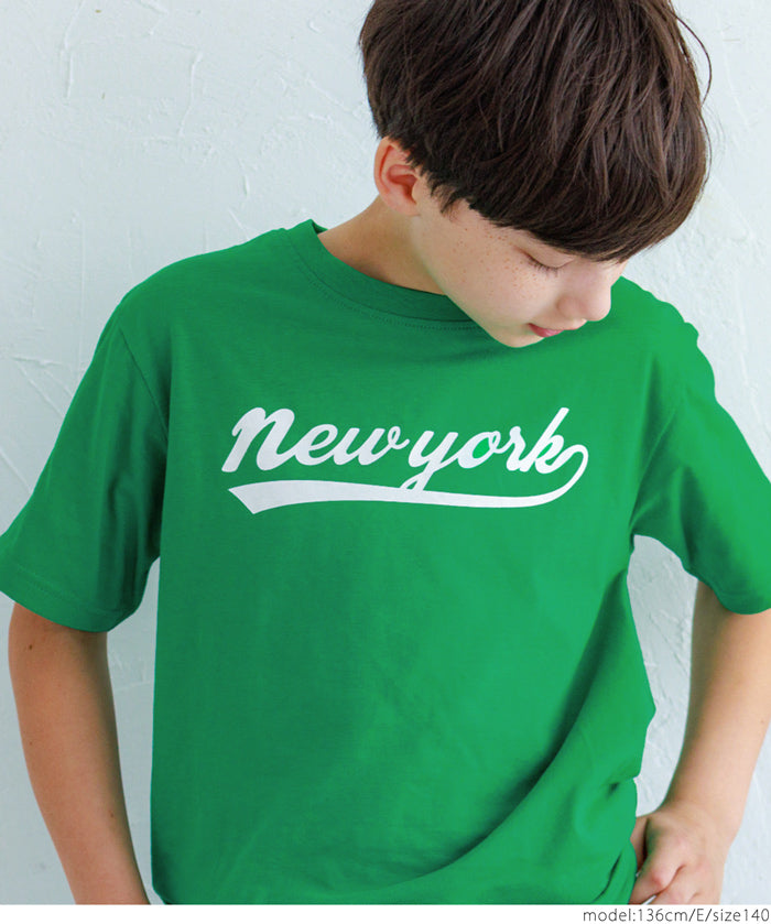 Children's clothing, various LOGO regular-fit short-sleeved T-shirts, parent-child wear