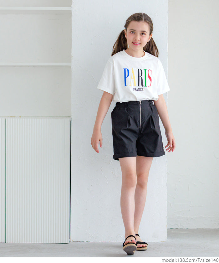 Children's clothing, various LOGO regular-fit short-sleeved T-shirts, parent-child wear