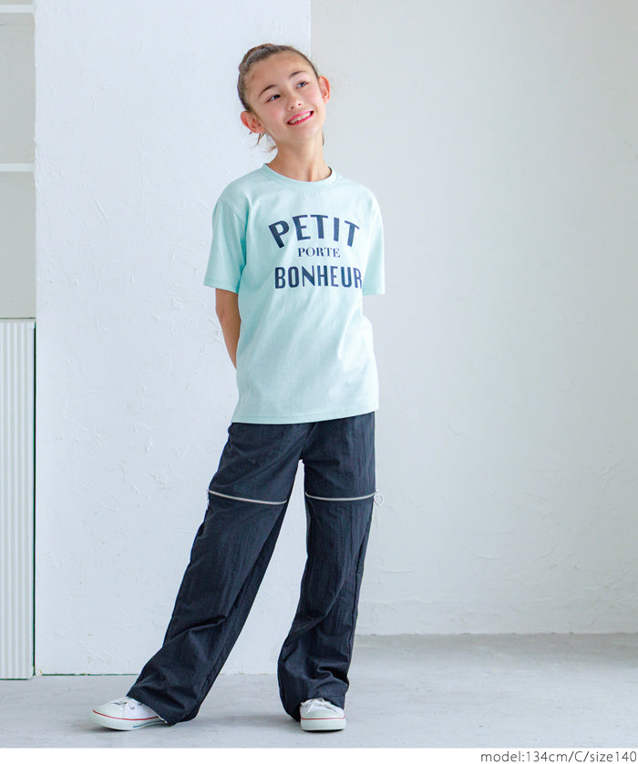 Children's clothing, various LOGO regular-fit short-sleeved T-shirts, parent-child wear