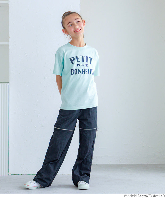 Children's clothing, various LOGO regular-fit short-sleeved T-shirts, parent-child wear