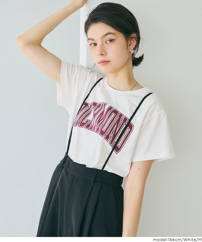 粗體LOGO撞色圓領短袖上衣 Tee 親子裝