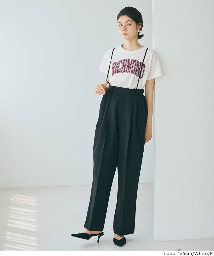 粗體LOGO撞色圓領短袖上衣 Tee 親子裝