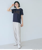 粗體LOGO撞色圓領短袖上衣 Tee 親子裝