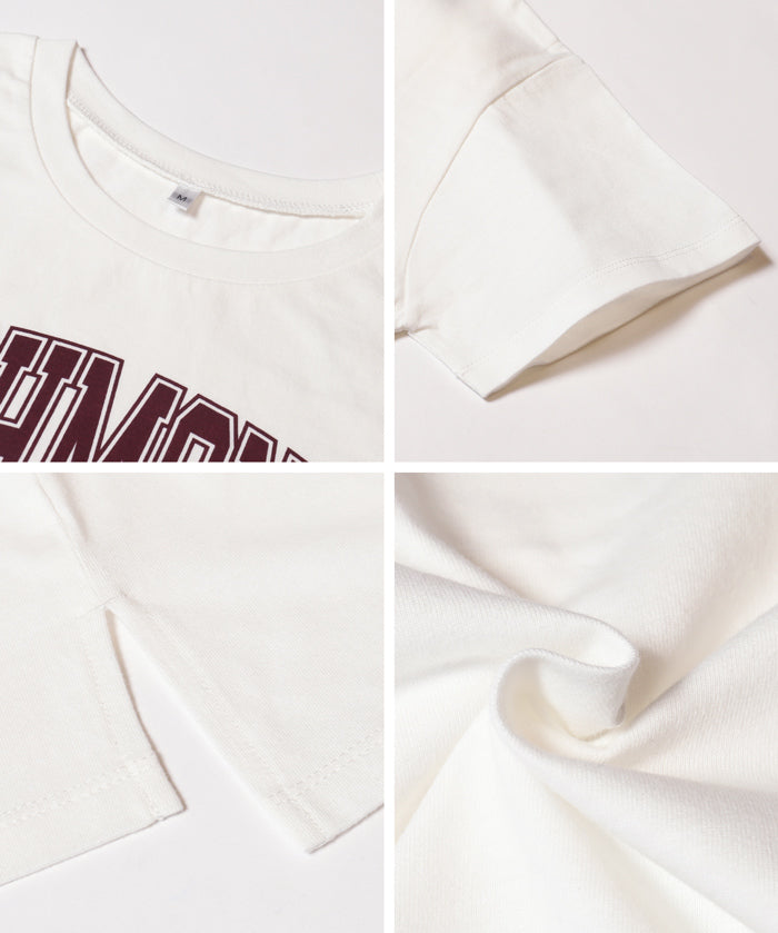 粗體LOGO撞色圓領短袖上衣 Tee 親子裝