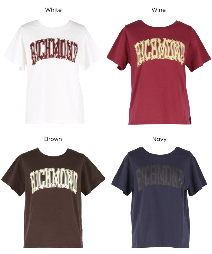 粗體LOGO撞色圓領短袖上衣 Tee 親子裝