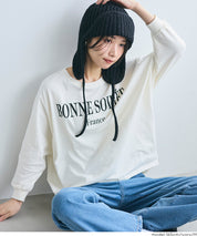 慵懶感飛鼠長袖T恤 T-shirt