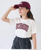 童裝粗體英字logo棉質短袖上衣 親子裝