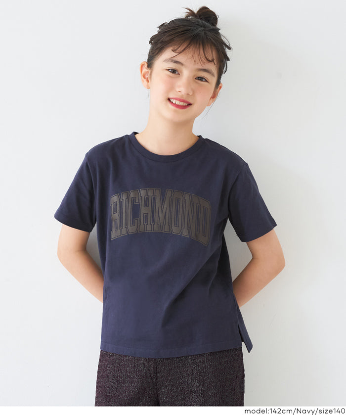 童裝粗體英字logo棉質短袖上衣 親子裝