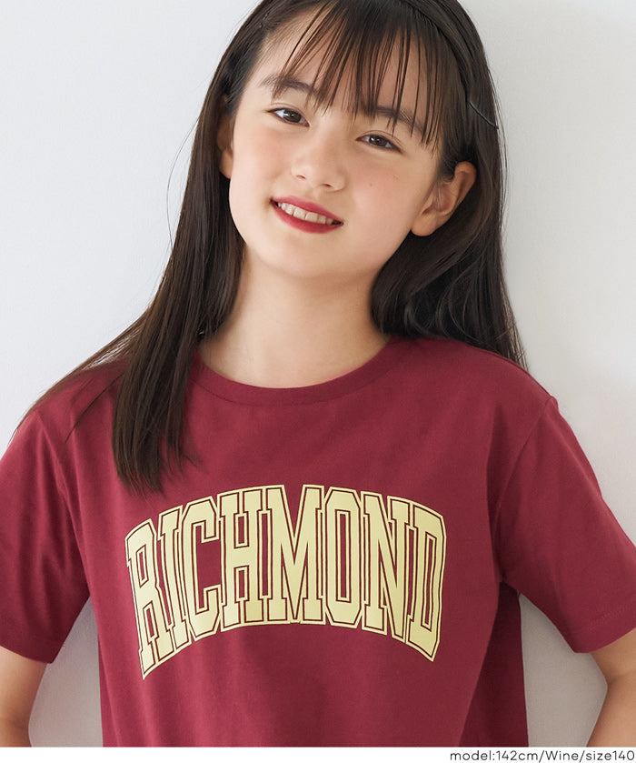 童裝粗體英字logo棉質短袖上衣 親子裝