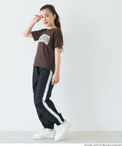 童裝粗體英字logo棉質短袖上衣 親子裝