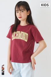 童裝粗體英字logo棉質短袖上衣 親子裝