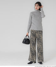 【Top Knit】Basic Multicolor Turtleneck Top