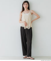 Summer crochet outer vest