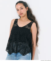 Summer crochet outer vest