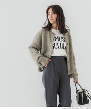 Tail cut assorted logo long sleeve top