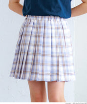 Children's Japanese style all-match elastic pleated skirt
