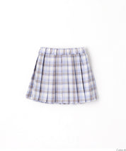 Children's Japanese style all-match elastic pleated skirt