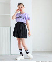 Children's Japanese style all-match elastic pleated skirt