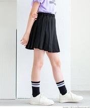 Children's Japanese style all-match elastic pleated skirt