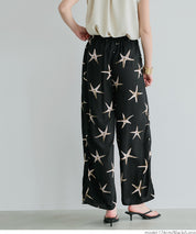 Summer starfish holiday style casual wide pants