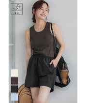 Water-repellent nylon sports shorts