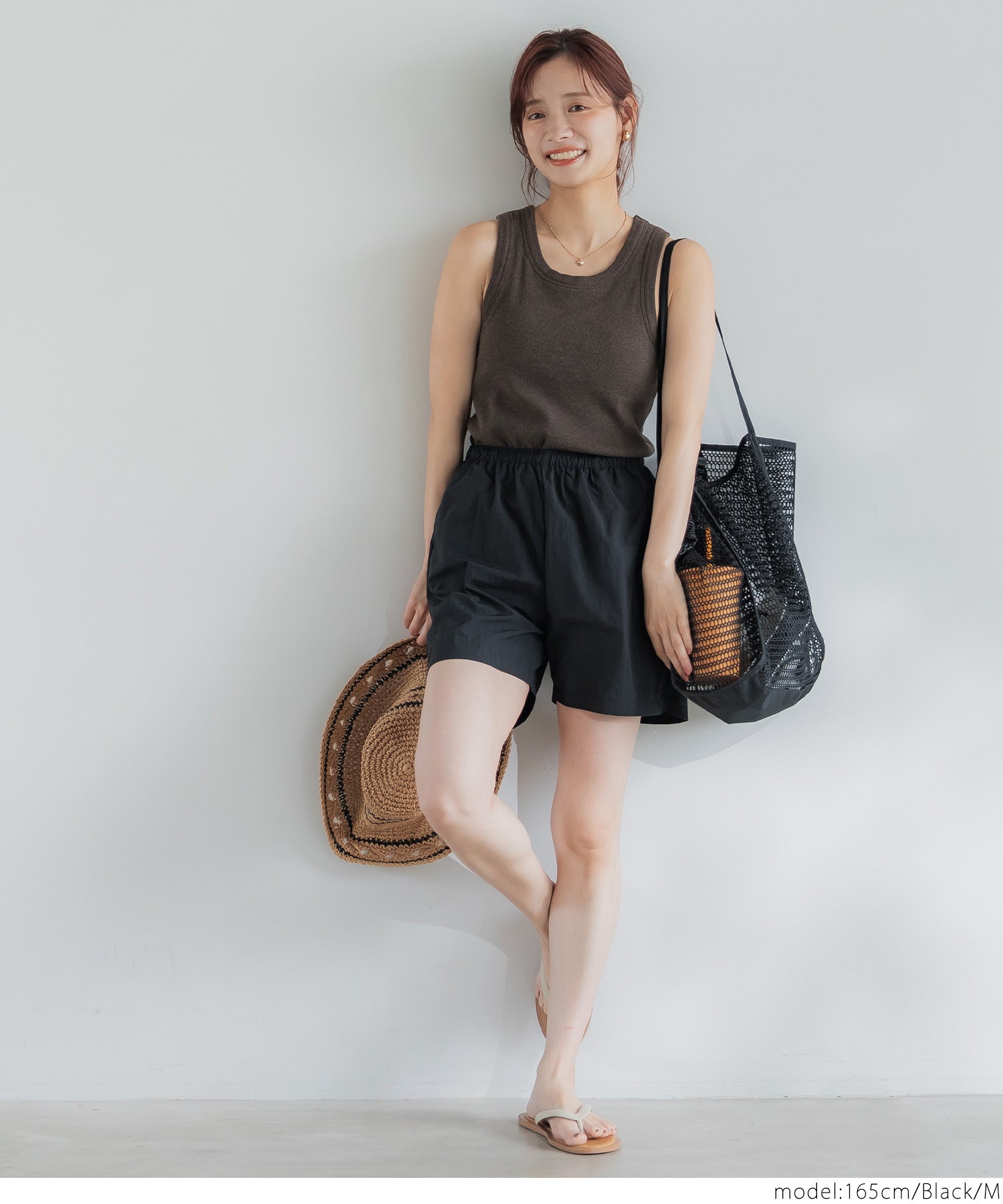 Water-repellent nylon sports shorts