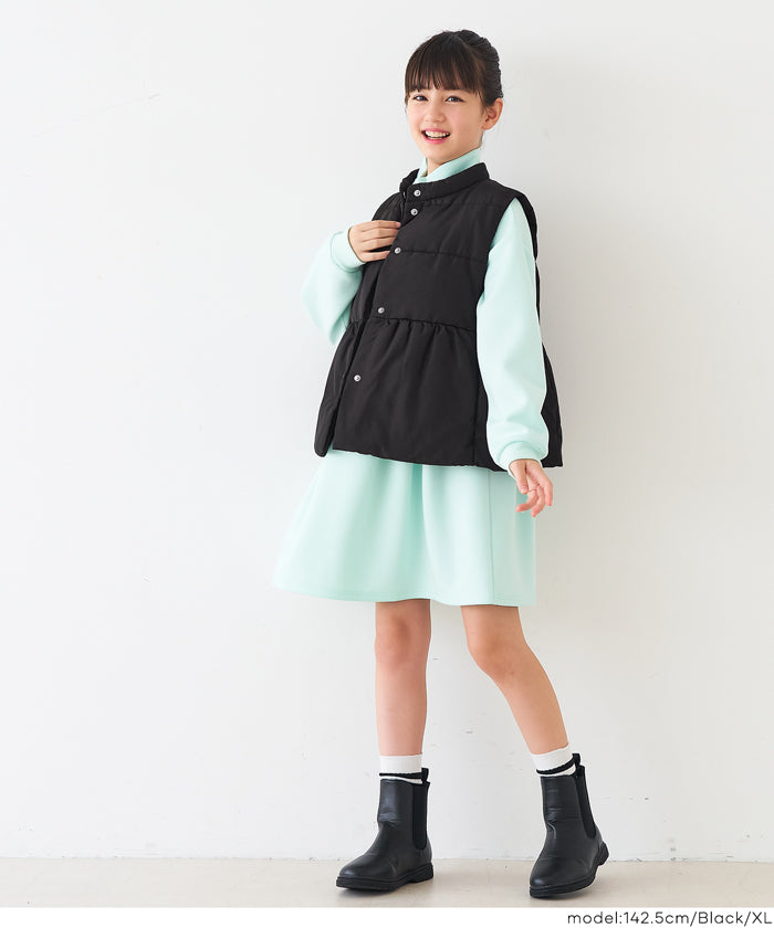 Children's Japanese style medium cotton small stand collar baby vest