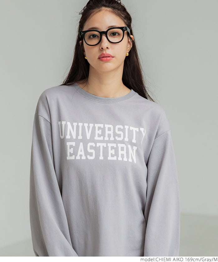 Lightweight assorted logo sweatshirt