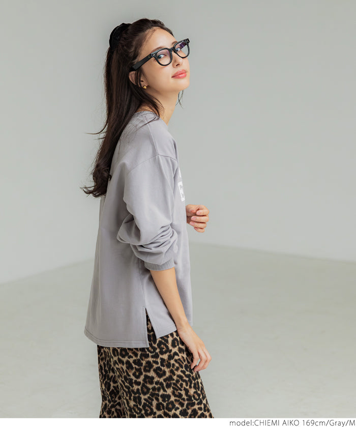 Lightweight assorted logo sweatshirt