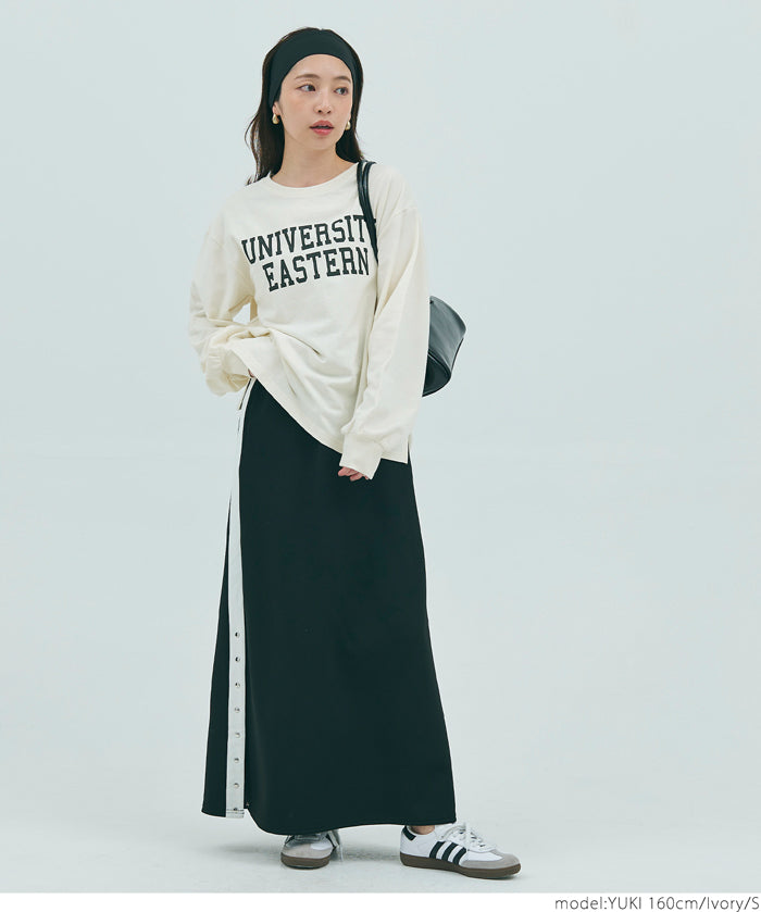 Lightweight assorted logo sweatshirt