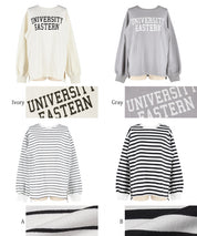 Lightweight assorted logo sweatshirt