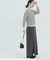 Front slit I-line skirt