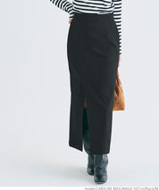 Front slit I-line skirt