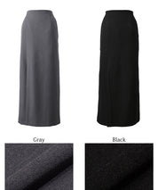 Front slit I-line skirt