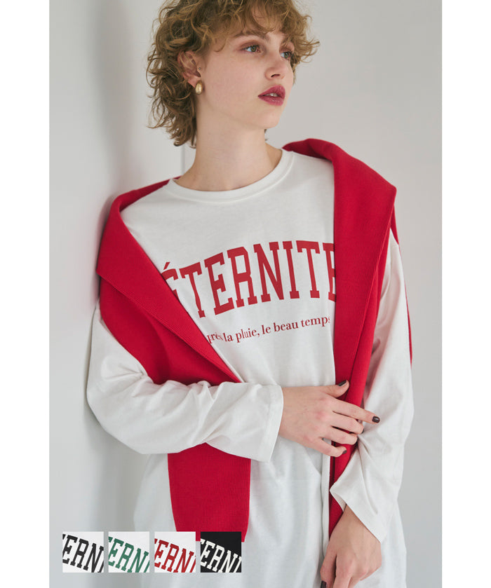 Assorted print long sleeve T-shirt