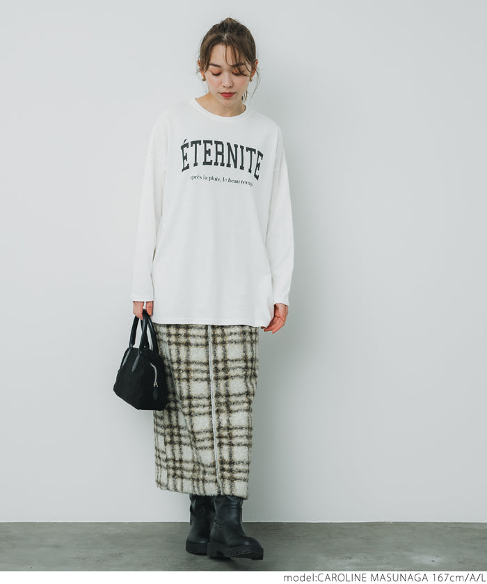 Assorted print long sleeve T-shirt