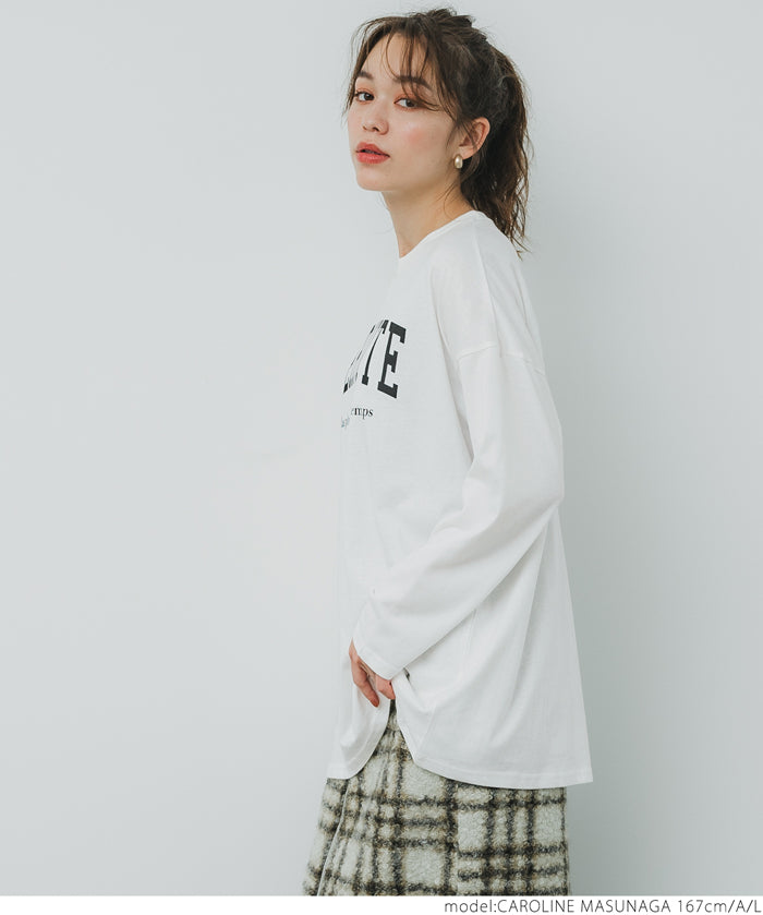 Assorted print long sleeve T-shirt
