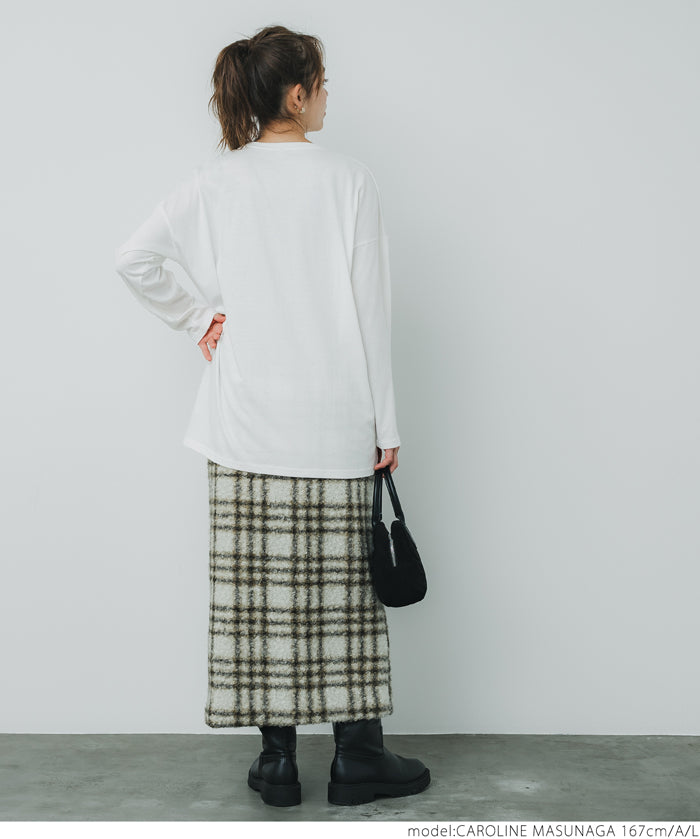 Assorted print long sleeve T-shirt