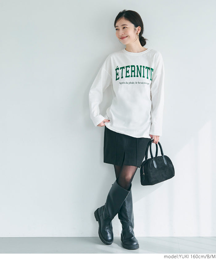 Assorted print long sleeve T-shirt