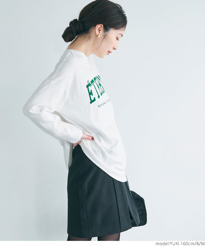 Assorted print long sleeve T-shirt